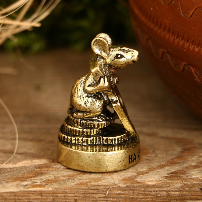 Фигурка мышка "На счастье"