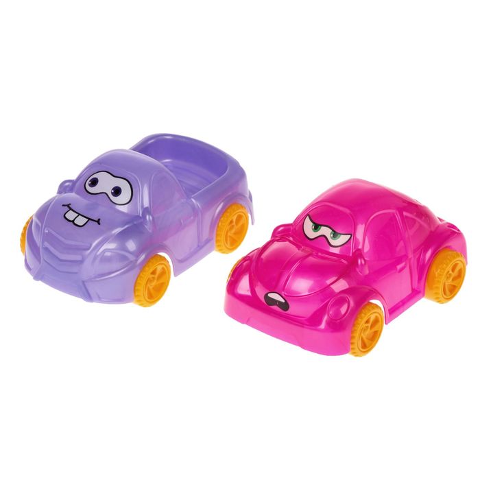 Маленькие машинки "Глазастики" (2 шт. в сетке )