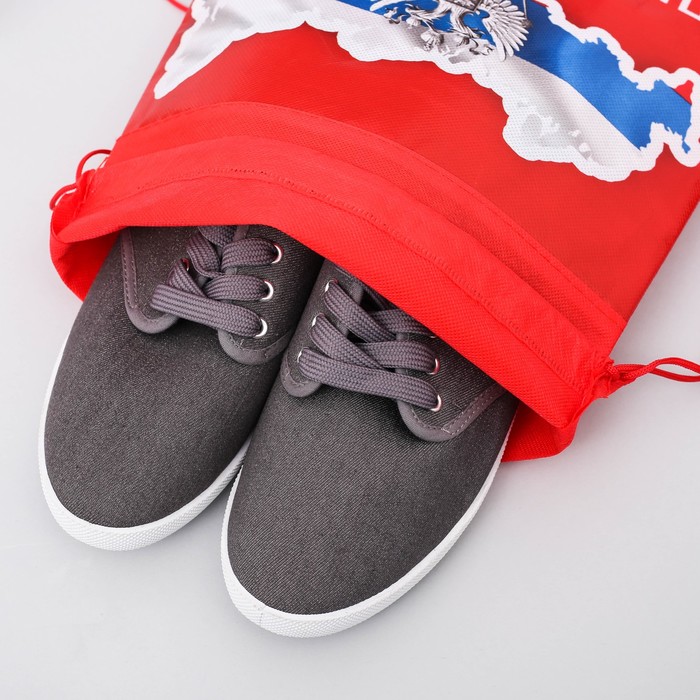 Мешок для обуви "Люблю свою страну", 26 х 37,5 см