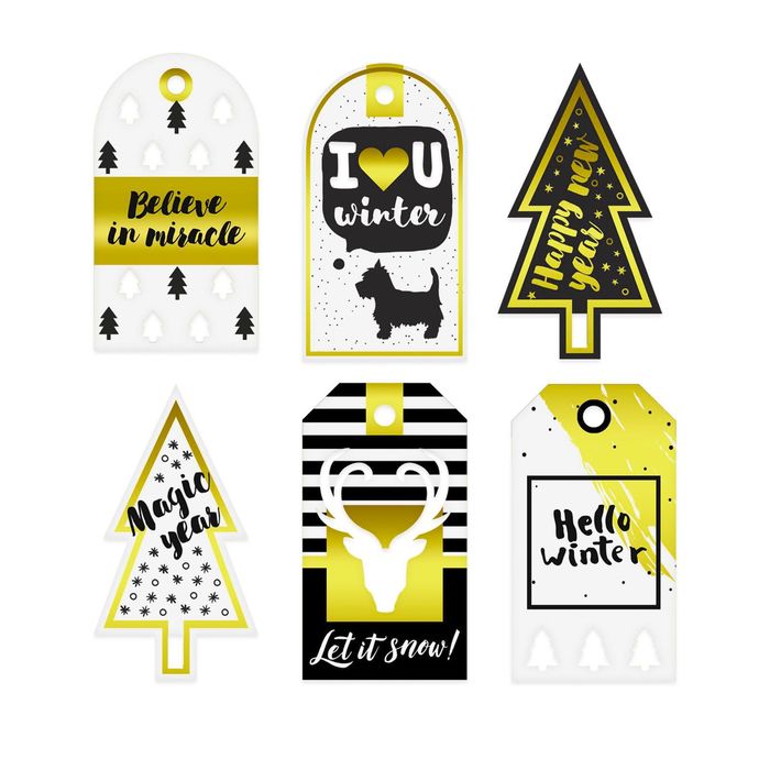 Шильдик декоративный в наборе New Year Miracle, 17 × 15 см