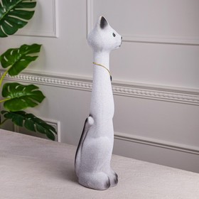 

Копилка "Кот Мурзик", флок, серая, 45 см, микс