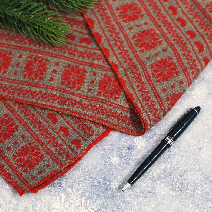 Подарочный набор "С Новым годом, доченька!": теплый шарф и ручка