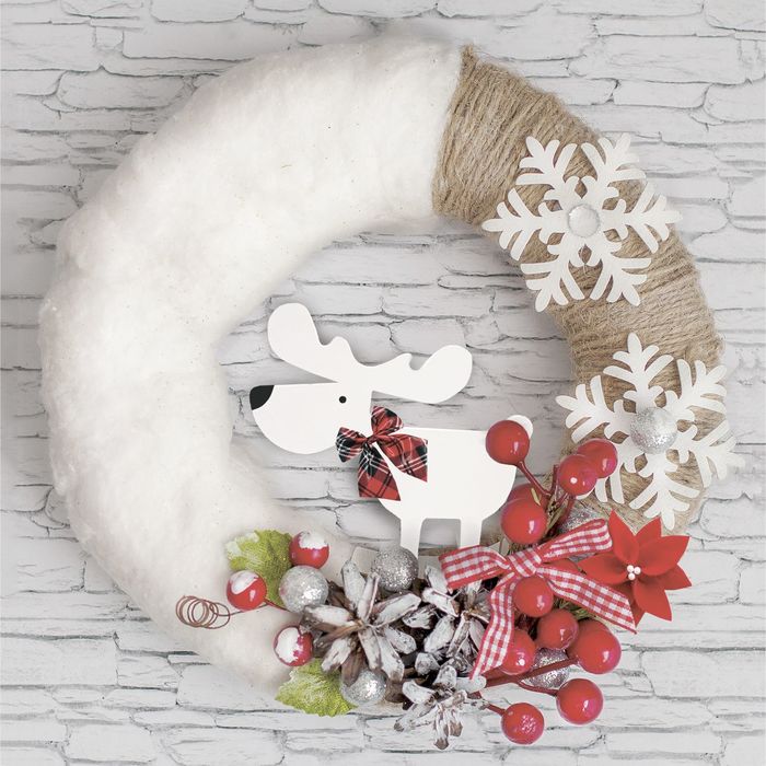 Новогодний венок «Лесная история», набор для создания, 20 × 20 см