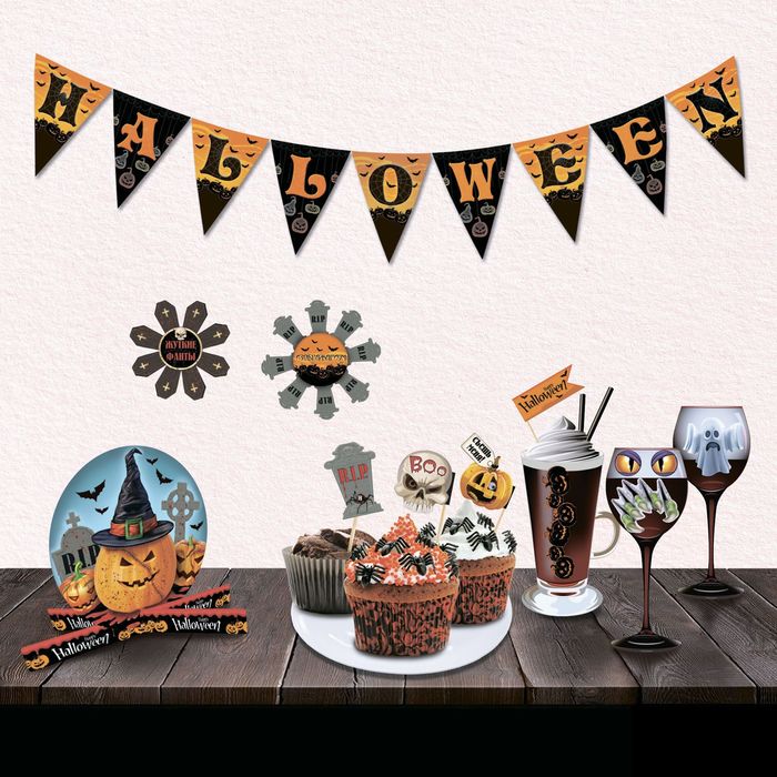 Набор для проведения Хеллоуина "Halloween party"