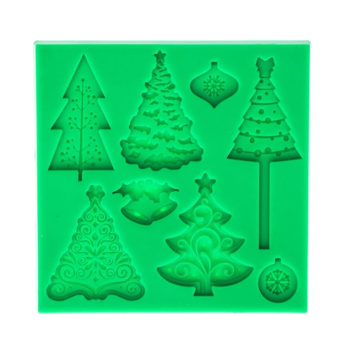 Молд для творчества «Ёлочки», 8 × 8 см