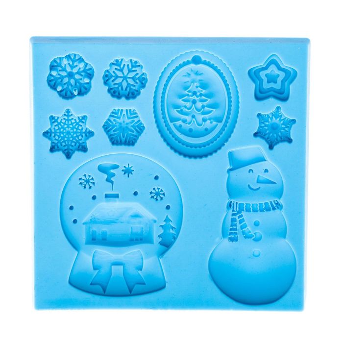 Молд для творчества «Снежный шар», 8 × 8 см