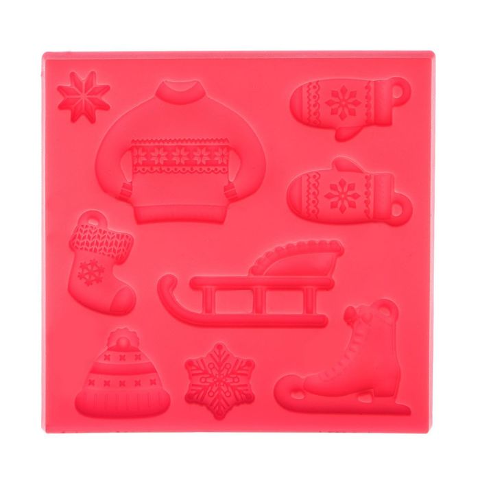 Молд для творчества «Уютный праздник», 8 × 8 см