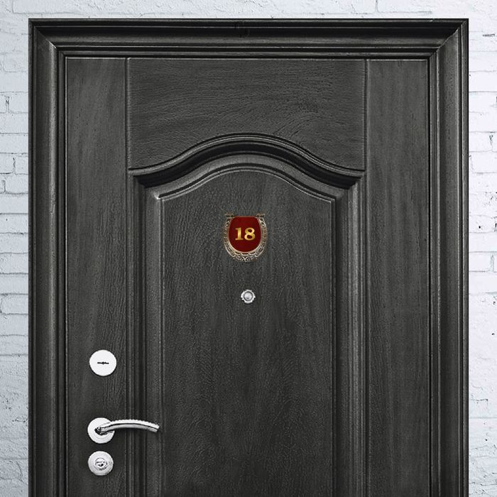 Рамка дверная в подарочной коробке "Подкова", (цвет латунь), 8 х 8,5 см