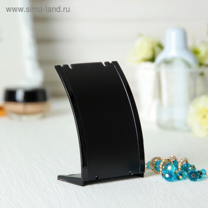 Подставки для бижутерии  Сима-Ленд Подставка под украшения 7*4*10 см, цвет чёрный