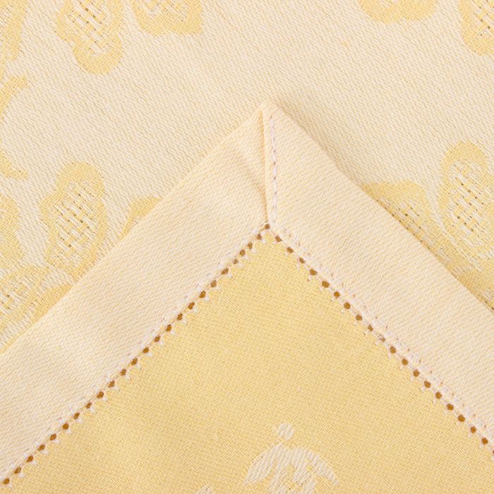 Столовый набор "Этель" (скатерть 150х200 см, салфетки 45х45 см - 6 шт.) цвет шампань, хл. с ВМГО