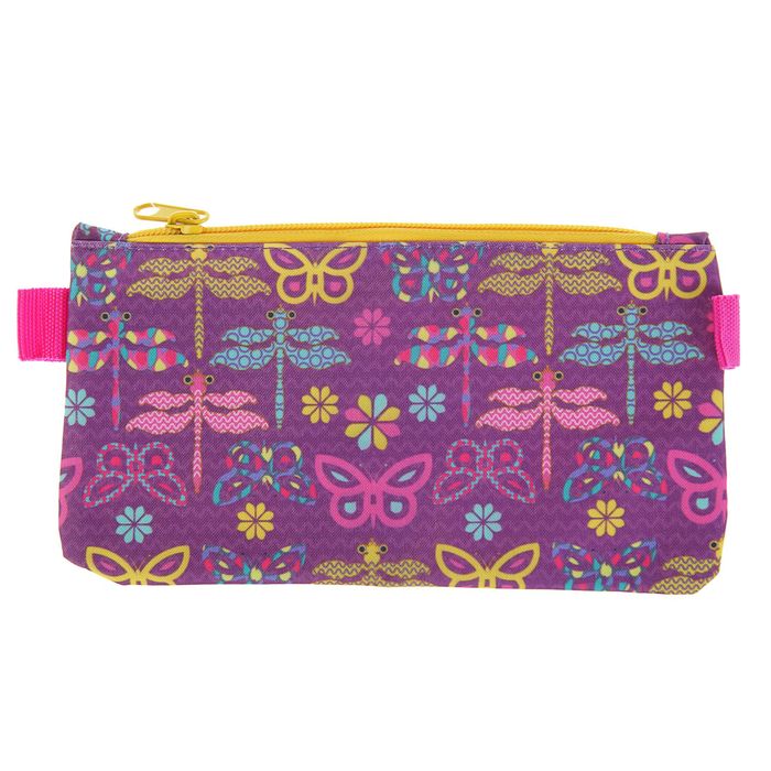 Пенал мягкий 1 отд. плоский 115*220 Green Island фиолетовый MNDP-UT2-455