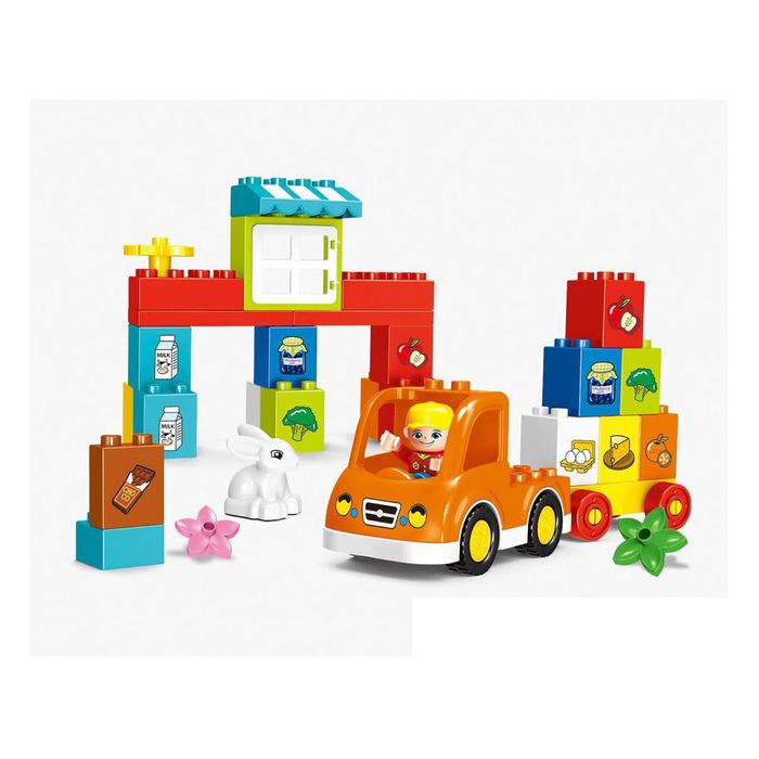 Конструктор «Обучающий грузовик», 36 деталей