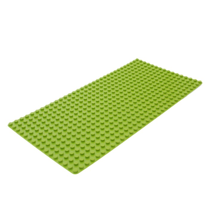 фото Пластина-основание для блочного конструктора 51 х 25,5 см, цвет салатовый kids home toys
