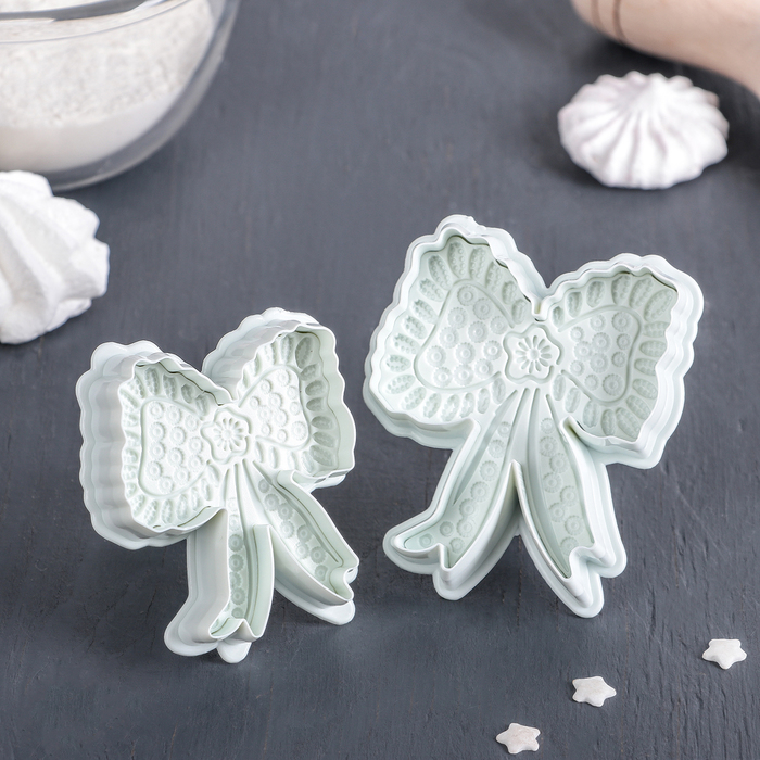 Набор плунжеров кондитерских "Кружева. Бантик", 2 шт