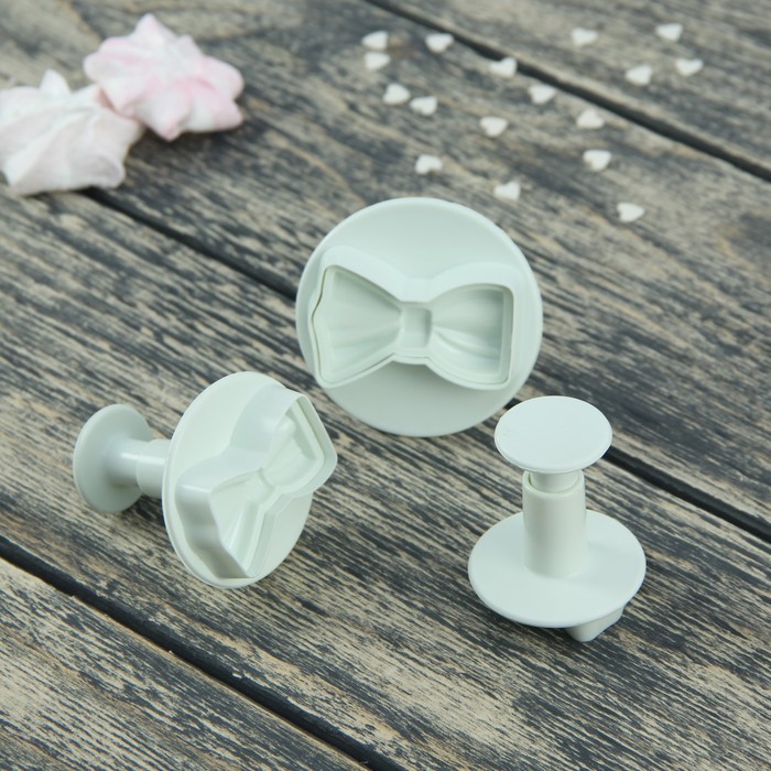 Набор плунжеров кондитерских "Бантик", 3 шт