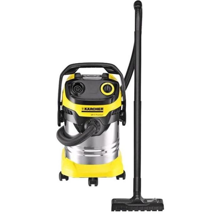 Пылесос Karcher WD 5 Premium, 1800 Вт, 25 л, желтый