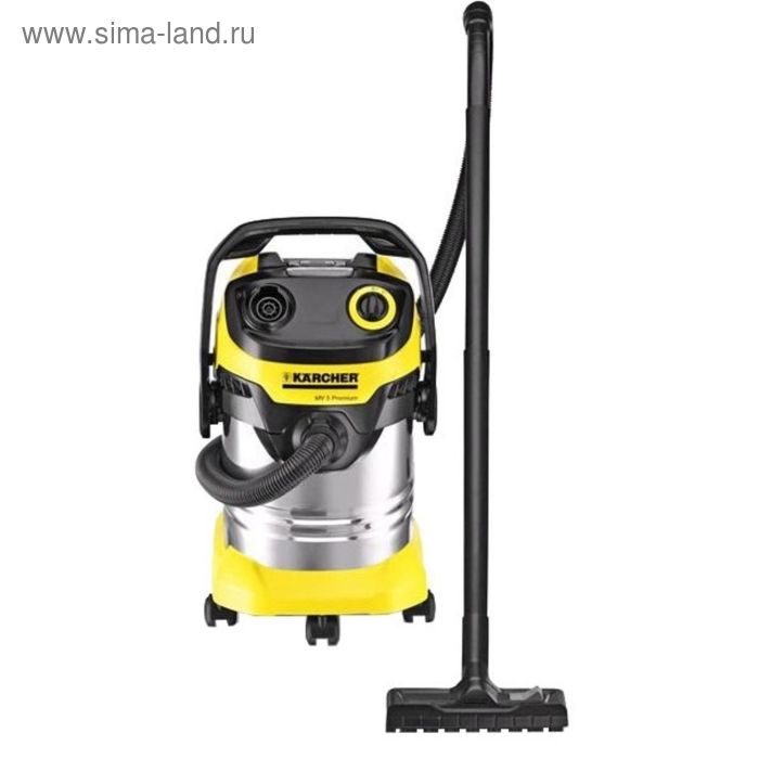 Пылесос Karcher WD 5 Premium, 1100/240 Вт, 25 л, шланг 2.2 м