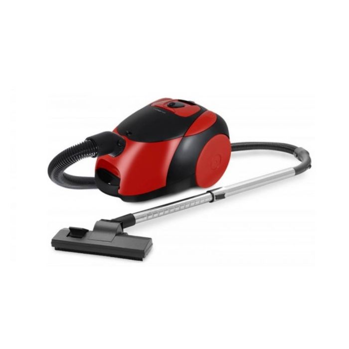 Пылесос Polaris PVB 1801, 1800 Вт, мощность всасывания 360 Вт, 2 л, красный/черный