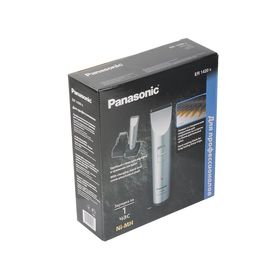 Машинка для стрижки Panasonic ER 1420 S, 3 насадки, 3-18 мм, серебристая