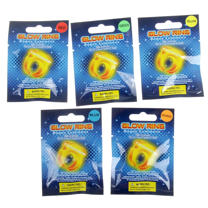 Неоновое колечко "Цветное", цвета МИКС