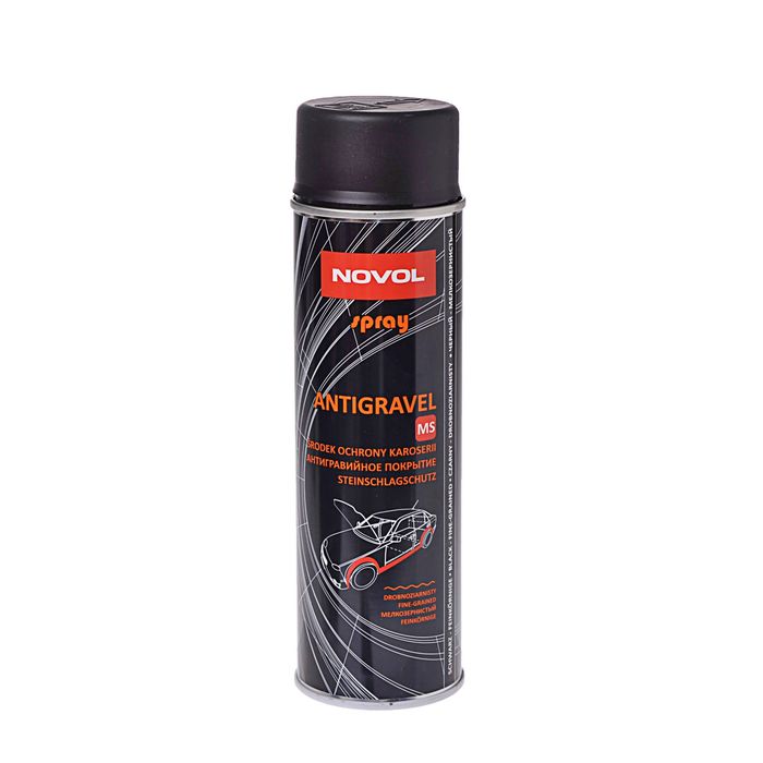 Антигравий Novol spray 600 MS чёрный 500 мл