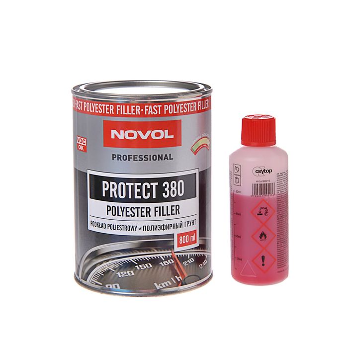 Грунт полиэфирный Novol Protect 380 0,8 л + 0,08 л