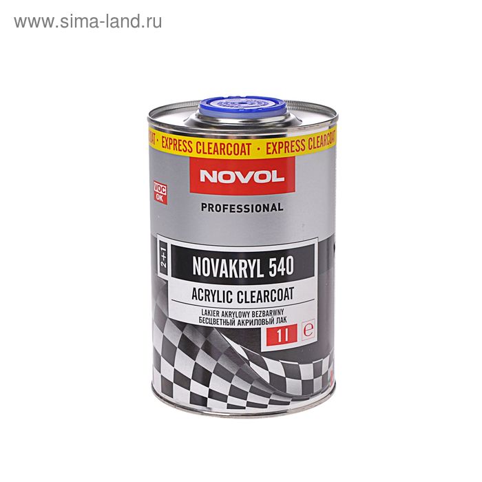 

Лак акриловый Novol NOVAKRYL 540, бесцветный EXPRESS 2+1, 1 л 38061