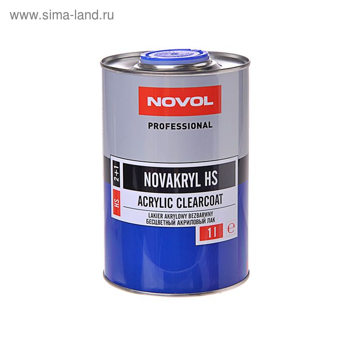 

Лак Novol NOVAKRYL НS 2+1, 1 л 38043