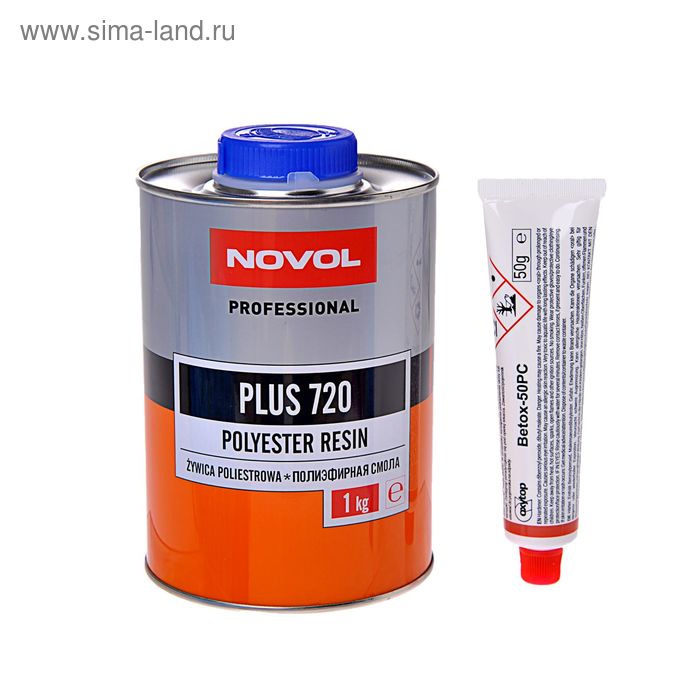 

Полиэфирная смола Novol PLUS 720 1 кг + отвердитель 50 г 36112