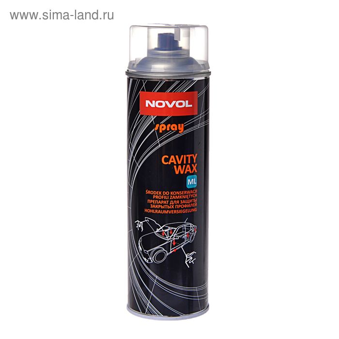 Препарат для защиты скрытых полостей Novol SPRAY CAVITY WAX 500 мл 34012 849₽