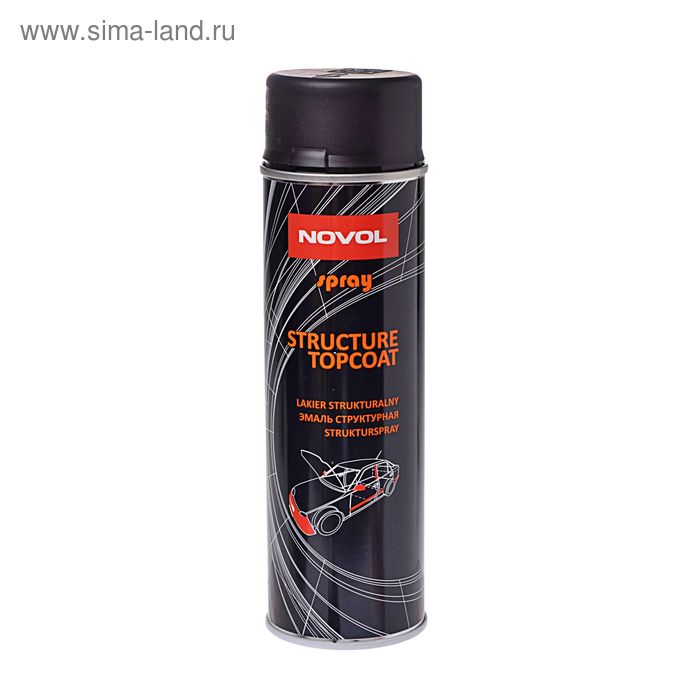 

Структурный лак Novol, SPRAY STRUCTURE TOPCOAT, 500 мл 34502