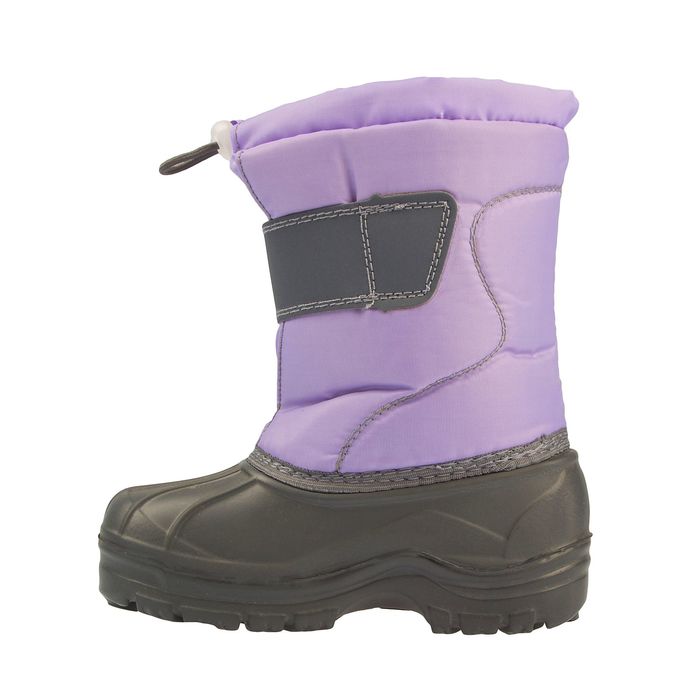Сапоги детские "Морозко", размер 28/29, цвет серый/сиреневый