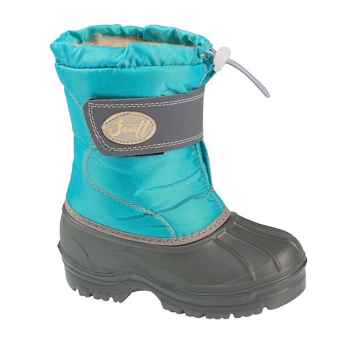 Сапоги детские "Морозко" (серый/голубой) (р. 32/33)