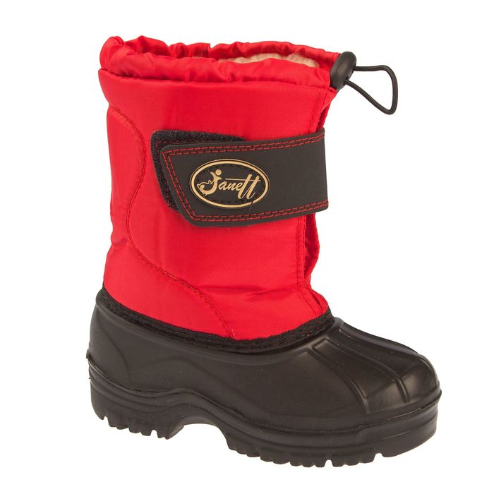 Сапоги детские "Морозко" (черный/красный) (р. 32/33)