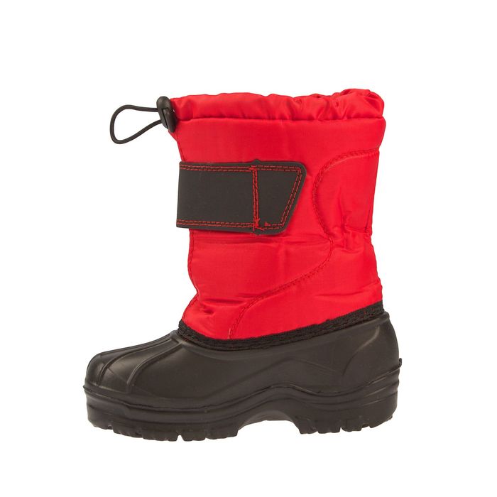 Сапоги детские "Морозко" (черный/красный) (р. 32/33)