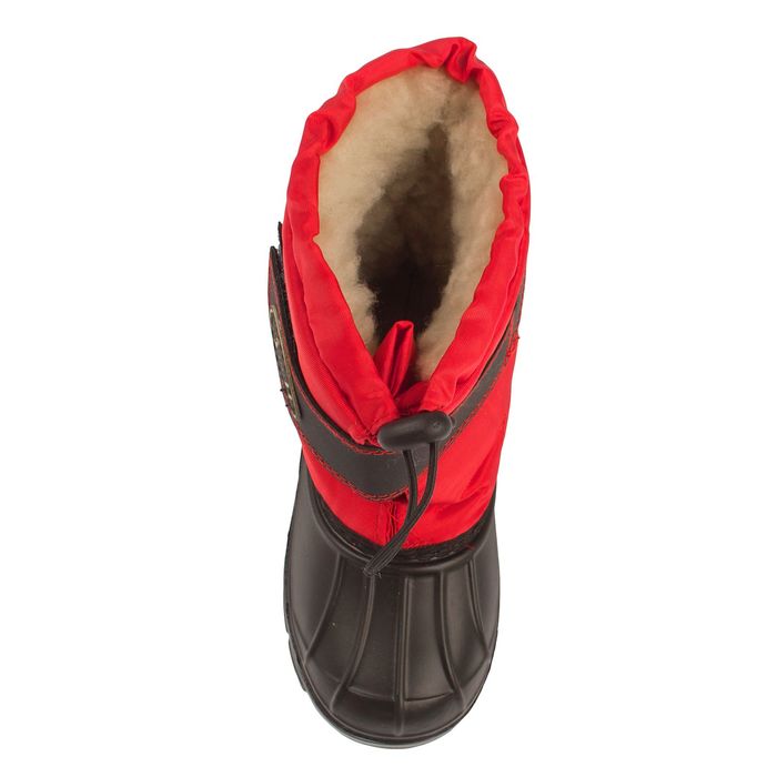 Сапоги детские "Морозко" (черный/красный) (р. 32/33)