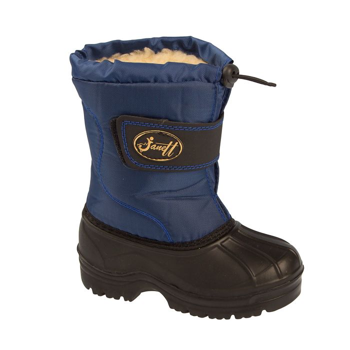 Сапоги детские "Морозко" (черный/синий) (р. 30/31)