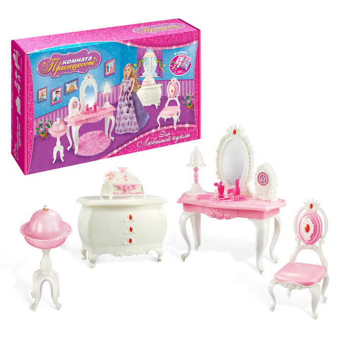 Набор мебели для куклы "Уборная"
