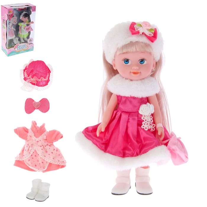 Кукла "Соня" в платье с аксессуарами, звуковые функции, МИКС
