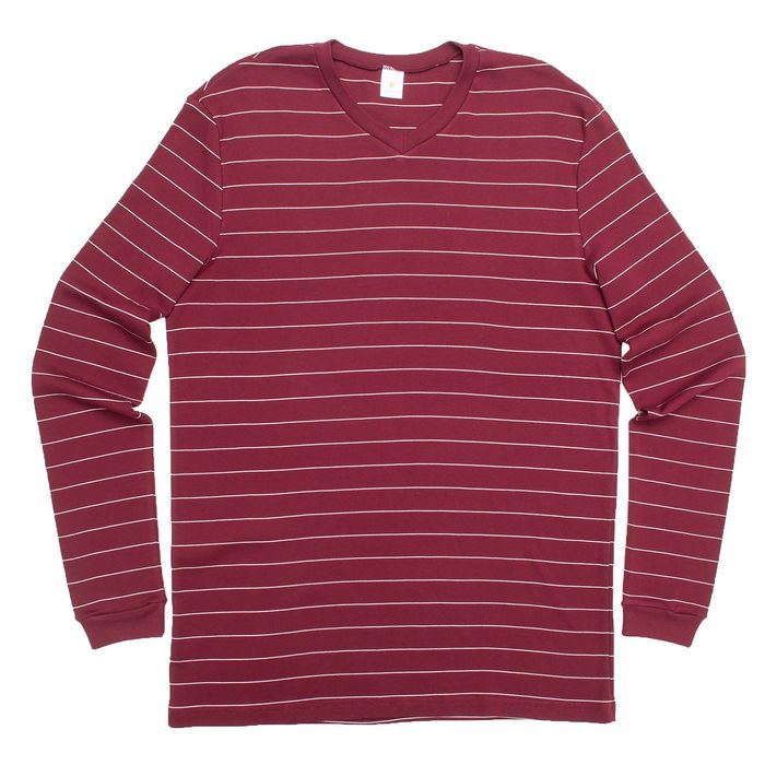 Джемпер мужской Полоса цвет бордовый, рост 182-188 см, размер 46