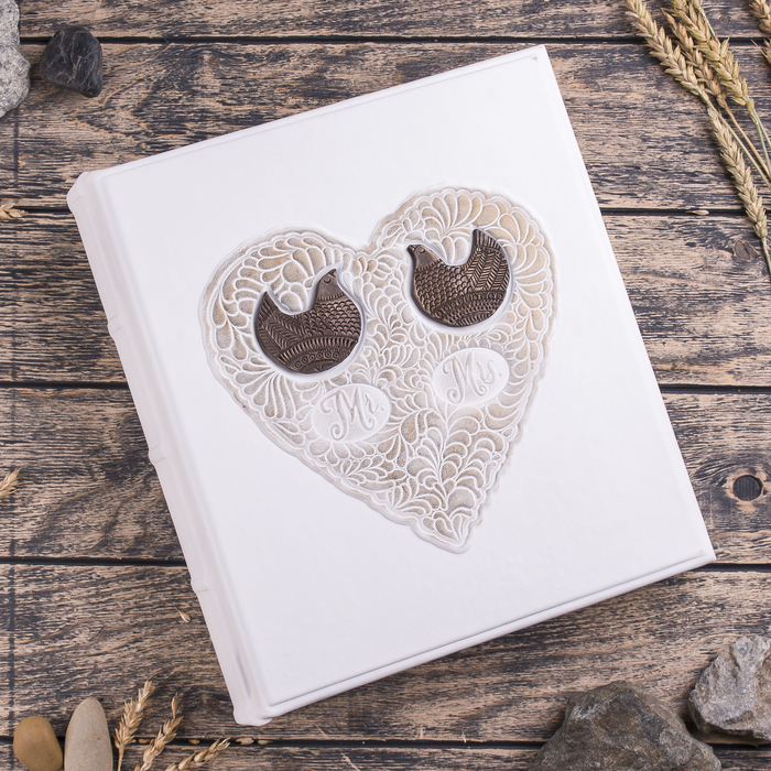 Фотоальбом 20 магнитных листов формат А4 "Наша семья" 32х27 см