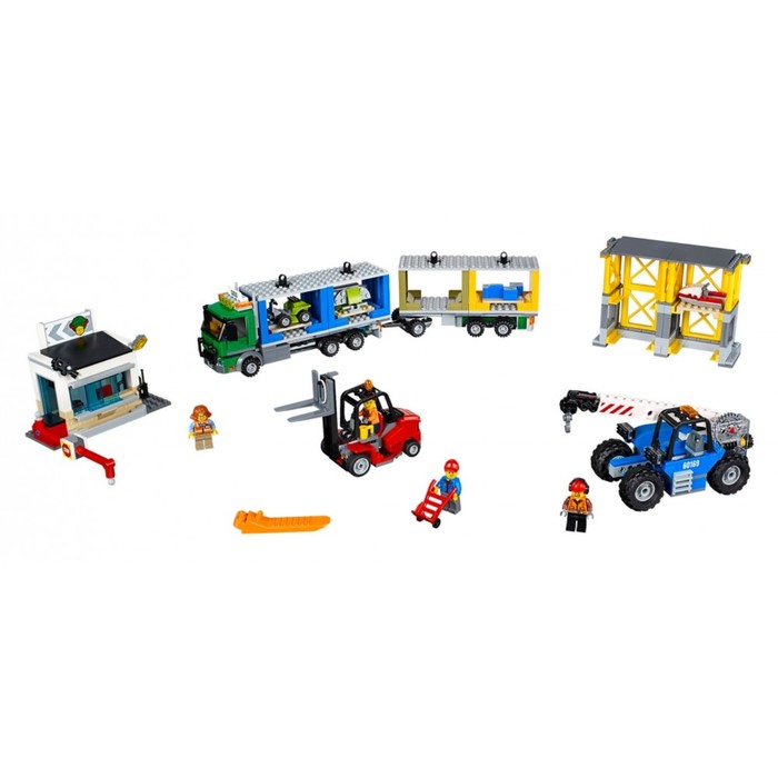 Конструктор «Грузовой терминал», 740 деталей