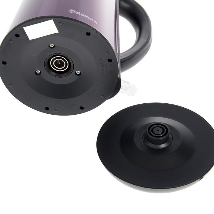 Чайник электрический Sakura SA-2140MP 1.7 л, 1800 Вт, двухслойный корпус, фиолетовый