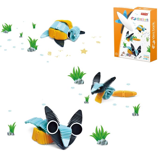 Конструктор магнитный «Забавные магниты», набор №2, 14 деталей