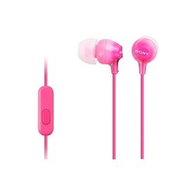 

Наушники с микрофоном Sony MDREX15APPI.CE7, вкладыши, в ушной раковине, провод 1.2м, розовые