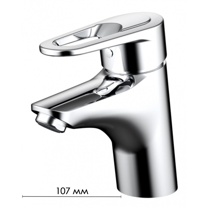 Смеситель для раковины BRAVAT LOOP F1124182CP-RUS