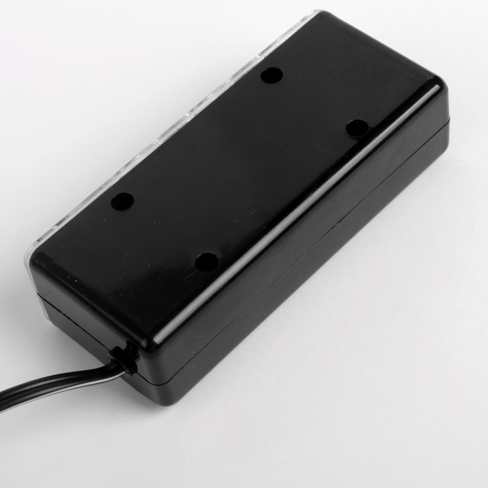 Разветвитель прикуривателя, 3 входа + 2 USB, 12/24 В, провод 65 см