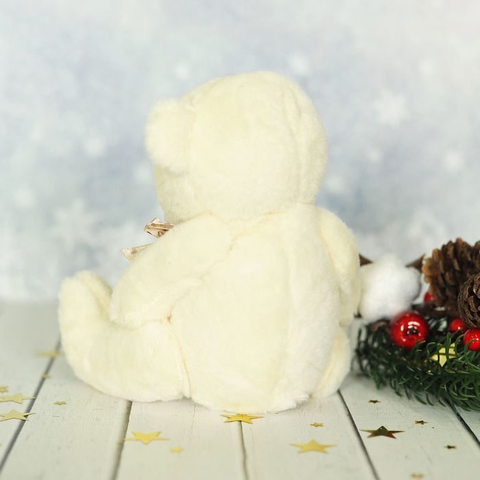 Мягкая игрушка "Мишка", лапки в мелкое сердечко, цвета МИКС