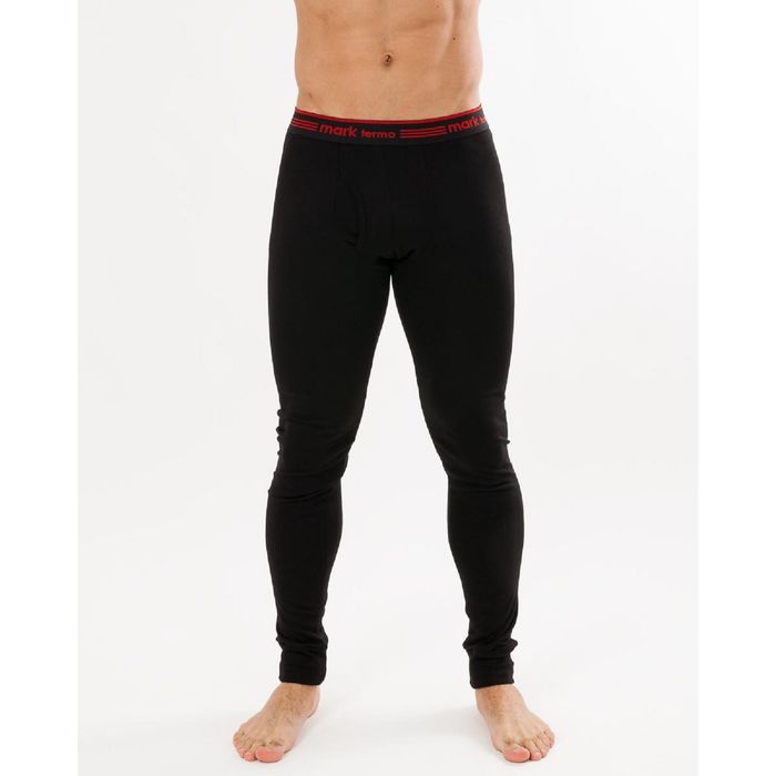 Кальсоны "Термо" мужские 5-1204 (641204) цвет чёрный, р-р 54 (XXL), рост 188