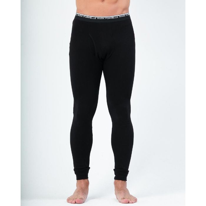 Кальсоны мужские "Термо" 16-047-5 (741209) цвет чёрный, р-р 46 (S), рост 176
